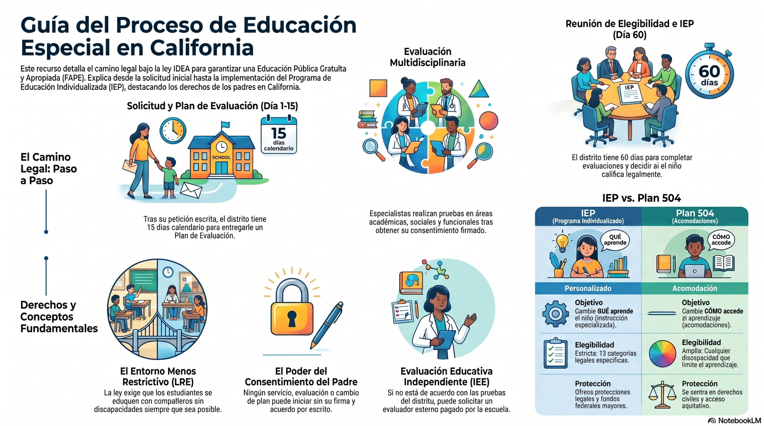 Proceso de educación especial en california