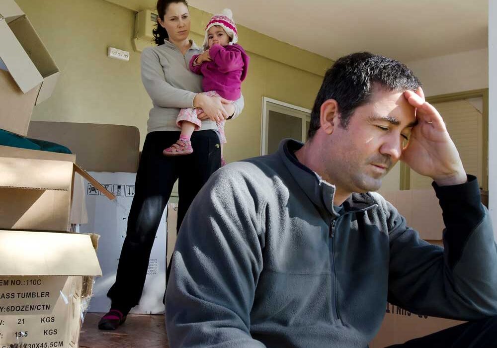 eviction family packing in process of eviction