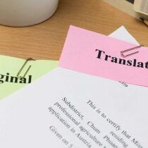 original document and translated document